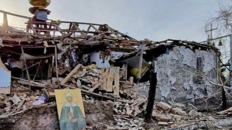 Обстріл церкви в Комишувасі 16 квітня 2023