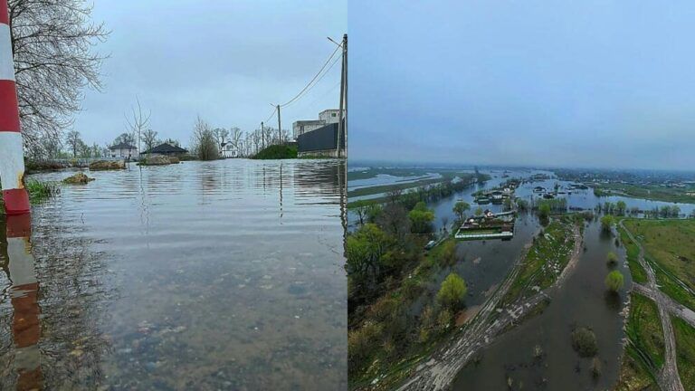 Через підняття рівня води заблоковані дороги на Київщині, ситуація контрольована – ДСНС