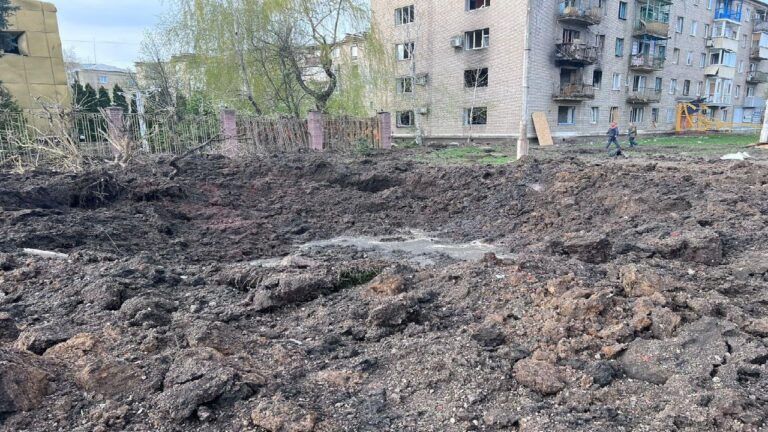 Обстріли Слов’янська 18 квітня