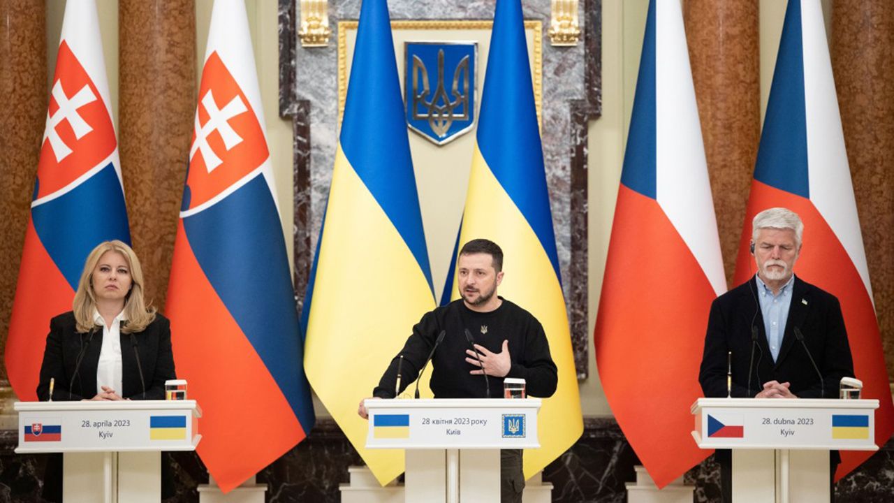 Зеленський з лідерами Чехії та Словаччини