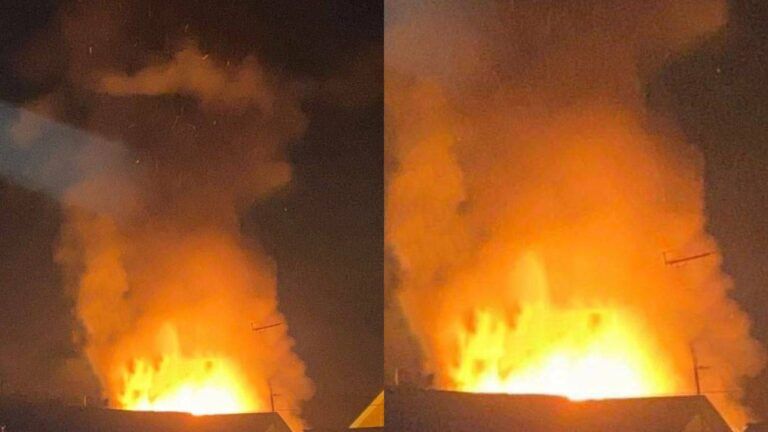 Пожар в российском Шебекино под Белгородом: подробности пожара