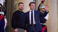 Еммануель Макрон і Володимир Зеленський