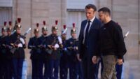 Еммануель Макрон і Володимир Зеленський