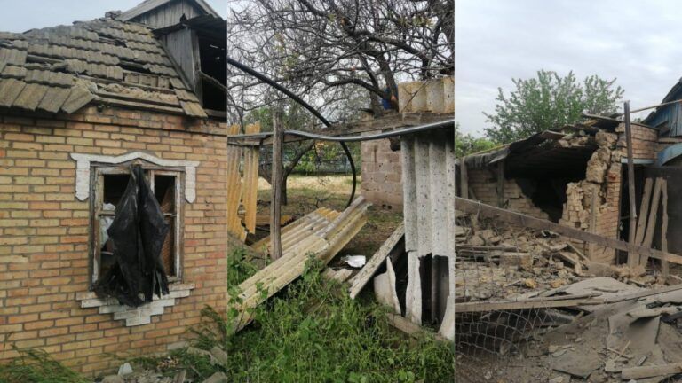 Повреждены дома, солнечные панели и линии электроснабжения: РФ обстреляла Никопольский район