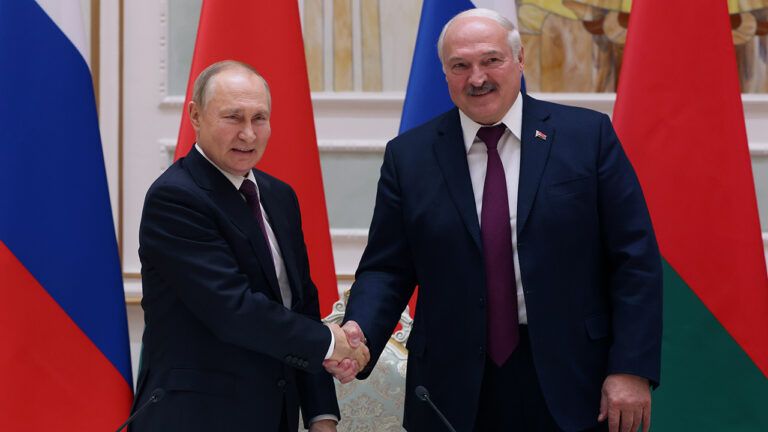 Лукашенко і Путін