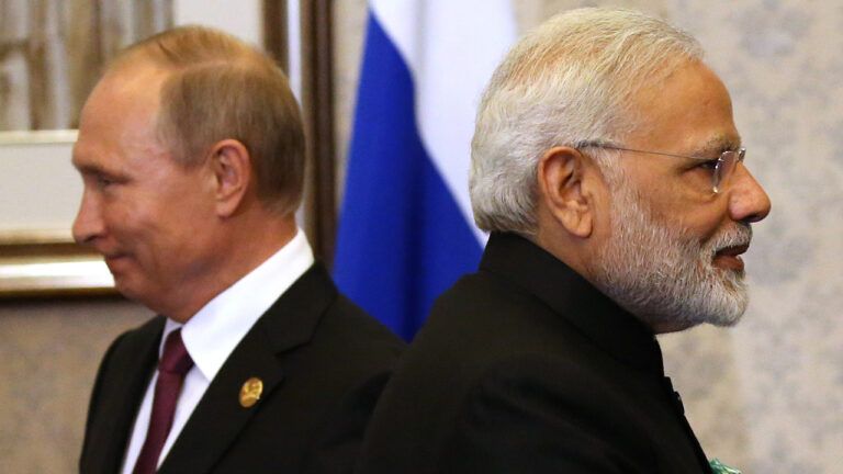 Нарендра Моді і Путін
