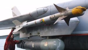 Ракета AIM-9 на літаку F-14