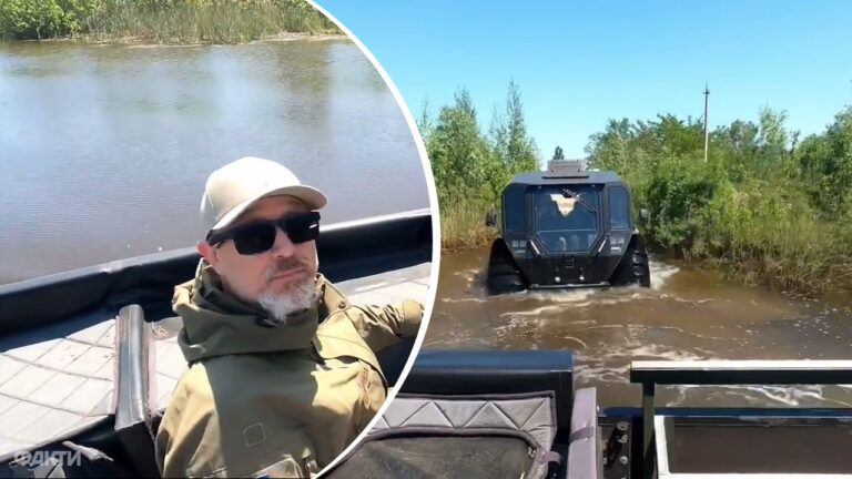 Резніков на всюдиході Богун