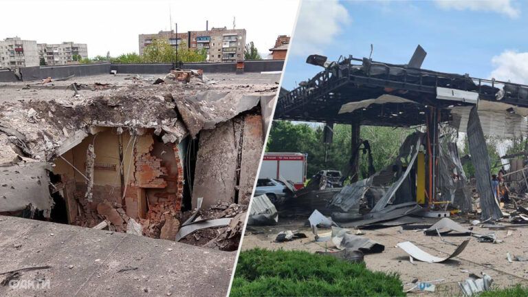 наслідки обстрілу Торецька Донецької області