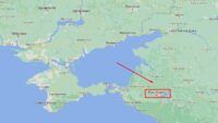 Краснодар на карті