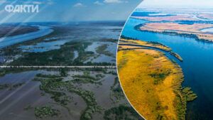 Нижнеднепровский природный парк полностью уничтожен водой, из-за подрыва Каховской ГЭС