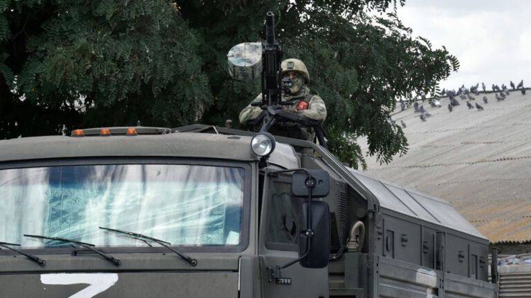 Окупант у Мелітополі