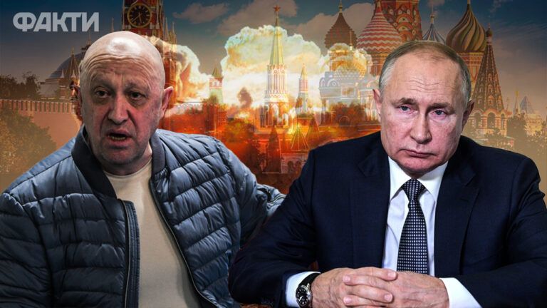 Володимир Путін і Євген Пригожин