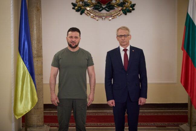 Военная помощь и вопросы безопасности: что обсуждали Зеленский и премьер Болгарии