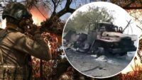З’явилося відео удару ЗСУ по колоні військової техніки РФ на Запорізькому напрямку