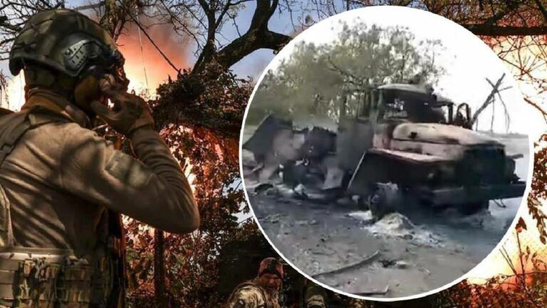 З’явилося відео удару ЗСУ по колоні військової техніки РФ на Запорізькому напрямку