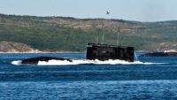 Російський підводний човен проєкту Варшавянка, що є носієм Калібрів