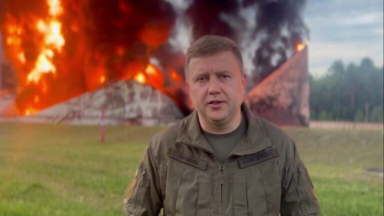 Пожежа на нафтобазі в Дубенському районі Рівненської області 10 серпня 2023