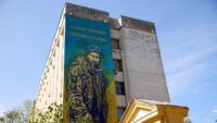 Мурал, присвячений Олександру Мацієвському