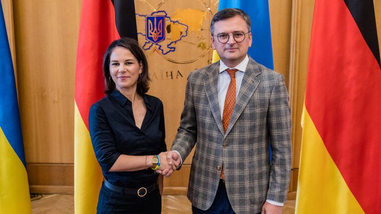 Дмитро Кулеба і Анналена Бербок