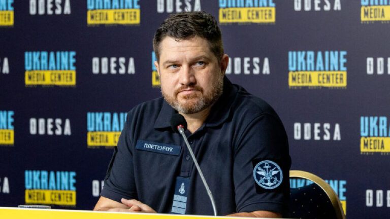 Речник Військово-морських сил ЗСУ Дмитро Плетенчук