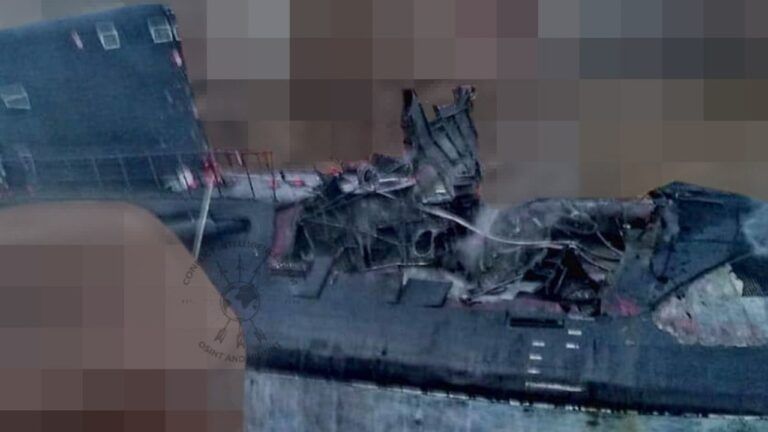 З’явились фото підводного човна Ростов-на-Дону, ураженого у Севастополі