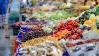 Овочі, ринок, їжа, продукти