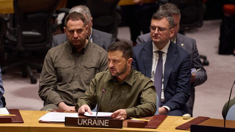 Володимир Зеленський у Раді Безпеки ООН