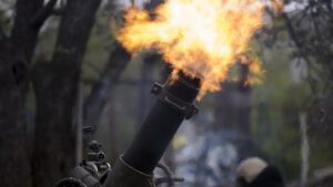 міномет, війна в Україні, вогонь