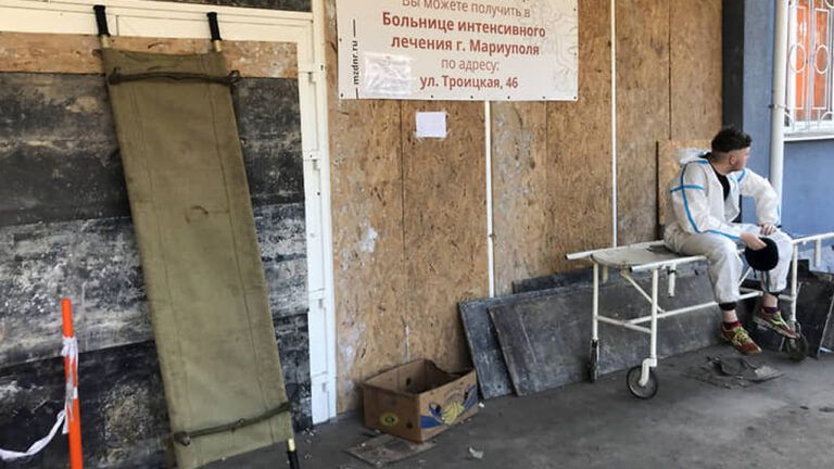 В Мариуполе стационары заполнены оккупантами