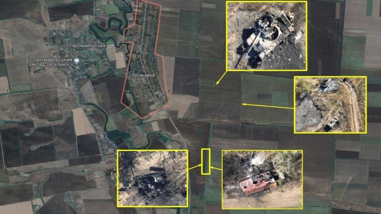ЗСУ під Урожайним знищили бронегрупу росіян