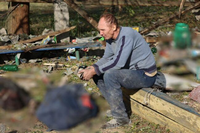 удар по селу Гроза