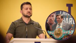 WBC виготовила спеціальний чемпіонський пояс для Зеленського