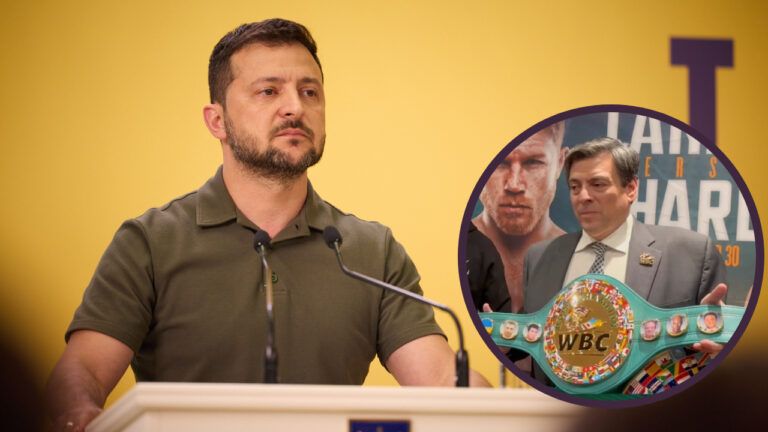 WBC изготовила специальный чемпионский пояс для Зеленского