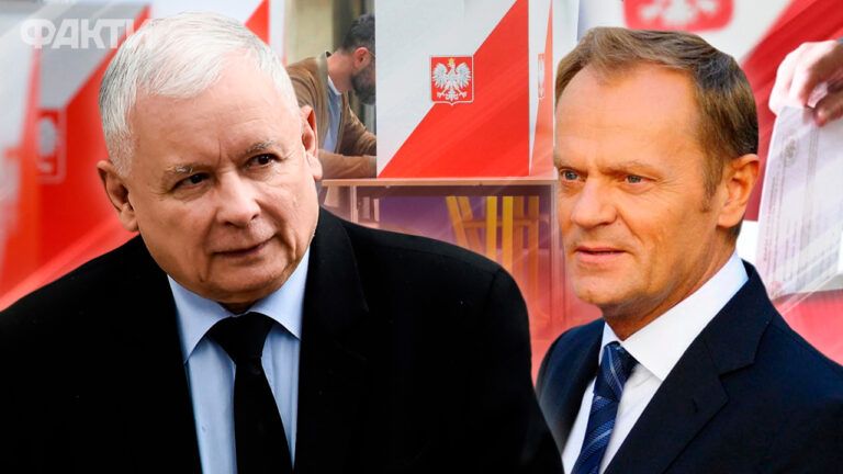 Дональд Туск та Ярослав Качинський