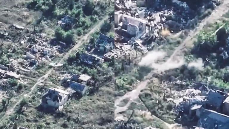 Біля Бахмута прикордонники ліквідували російську піхоту з гранатомету: оприлюднено відео