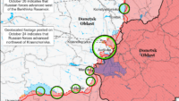 Карта бойових дій 28 жовтня 2023