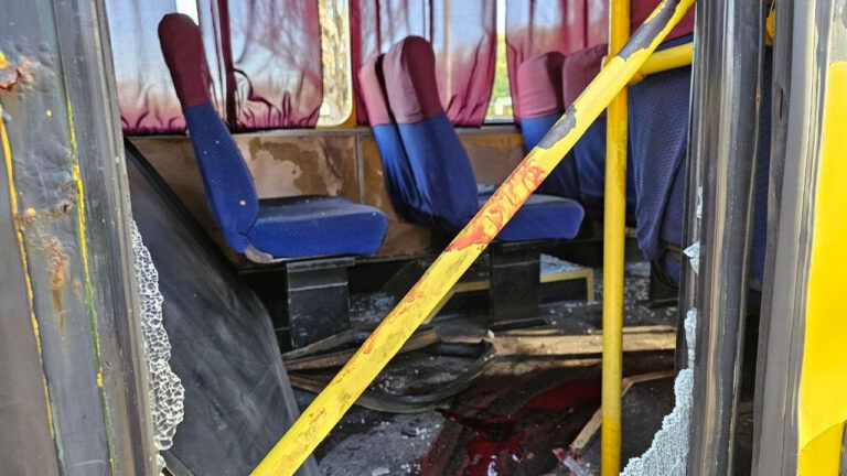 обстріл автобусу Херсон