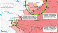 Карта бойових дій 18 листопада 2023 Карта бойових дій 18 листопада 2023