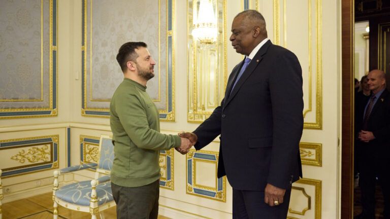 Володимир Зеленський та Ллойд Остін