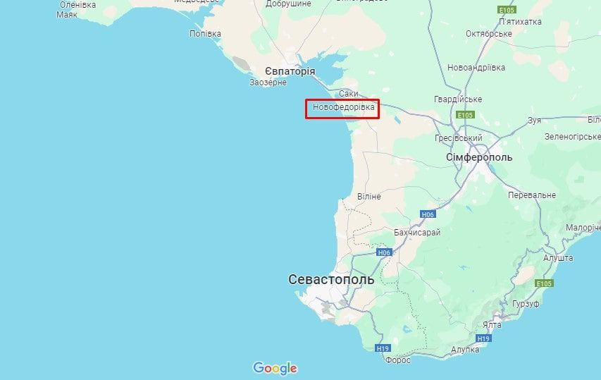 У Криму біля військового аеродрому чути вибухи та кулеметні черги Фото 1 Новофедорівка