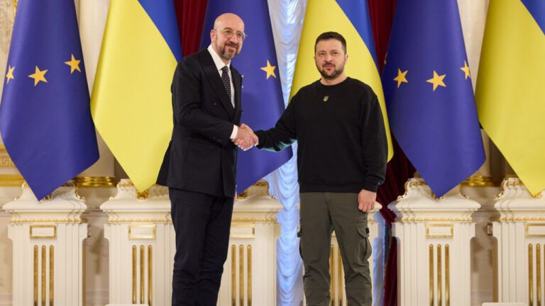 Шарль Мішель і Володимир Зеленський