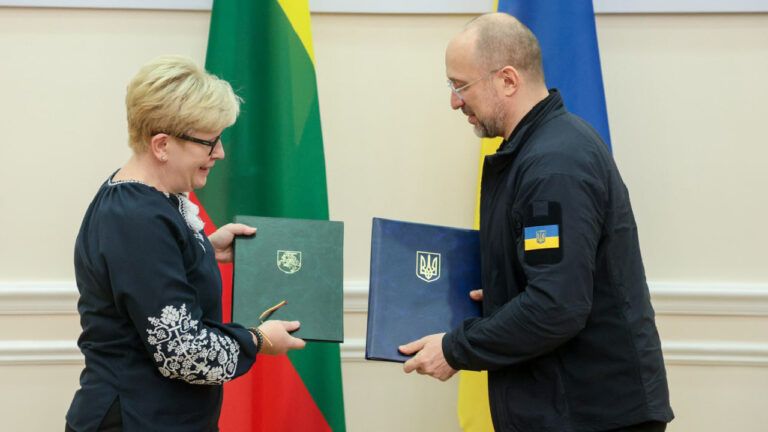 Шмигаль та Інґріда Шимоніте