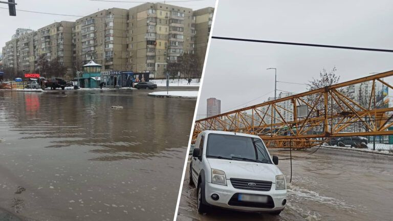 Київ - Дарницький район, потоп
