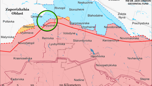 Карта бойових дій на 15 грудня 2023