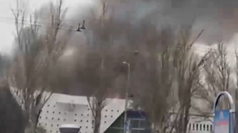 Пожежа в Донецьку