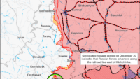 Карта бойових дій 23 грудня 2023