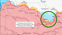 Карта бойових дій 23 грудня 2023