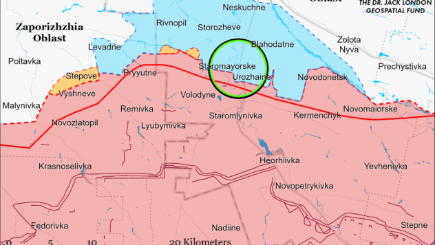 Карта бойових дій 23 грудня 2023