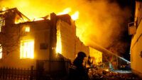 Удар дронів по Львівщині 1 січня 2024